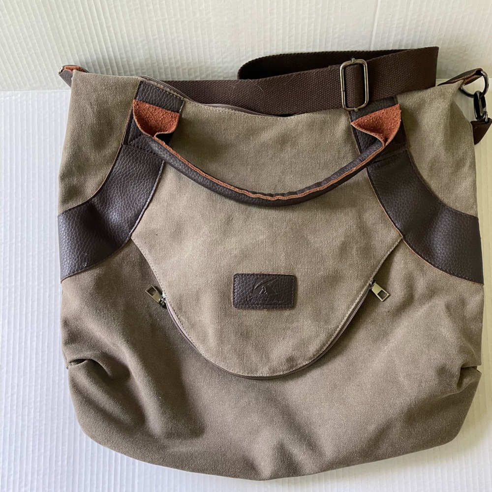 K2 Classic Fashion canvas & leather bag